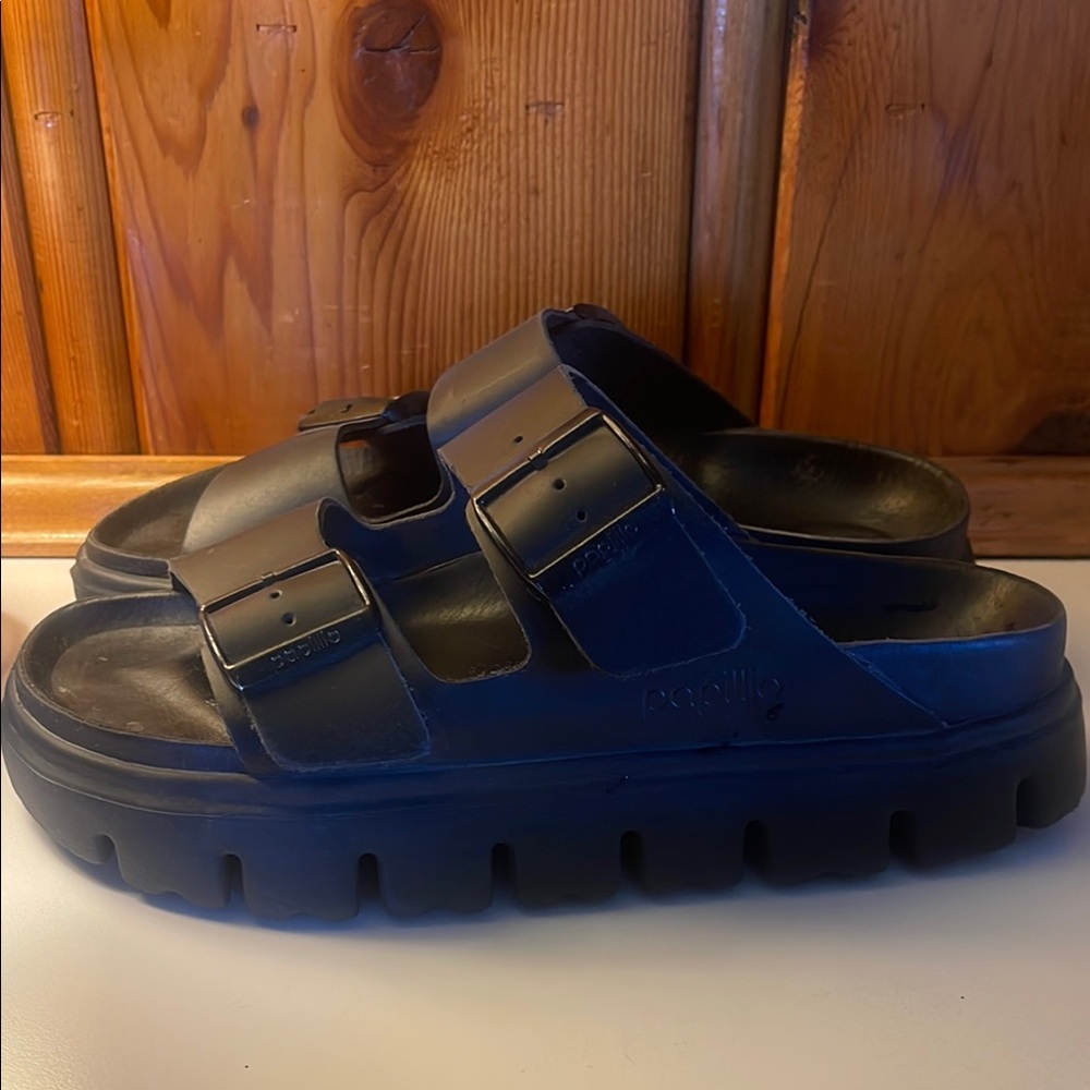 Birkenstock Arizona chunky leather black